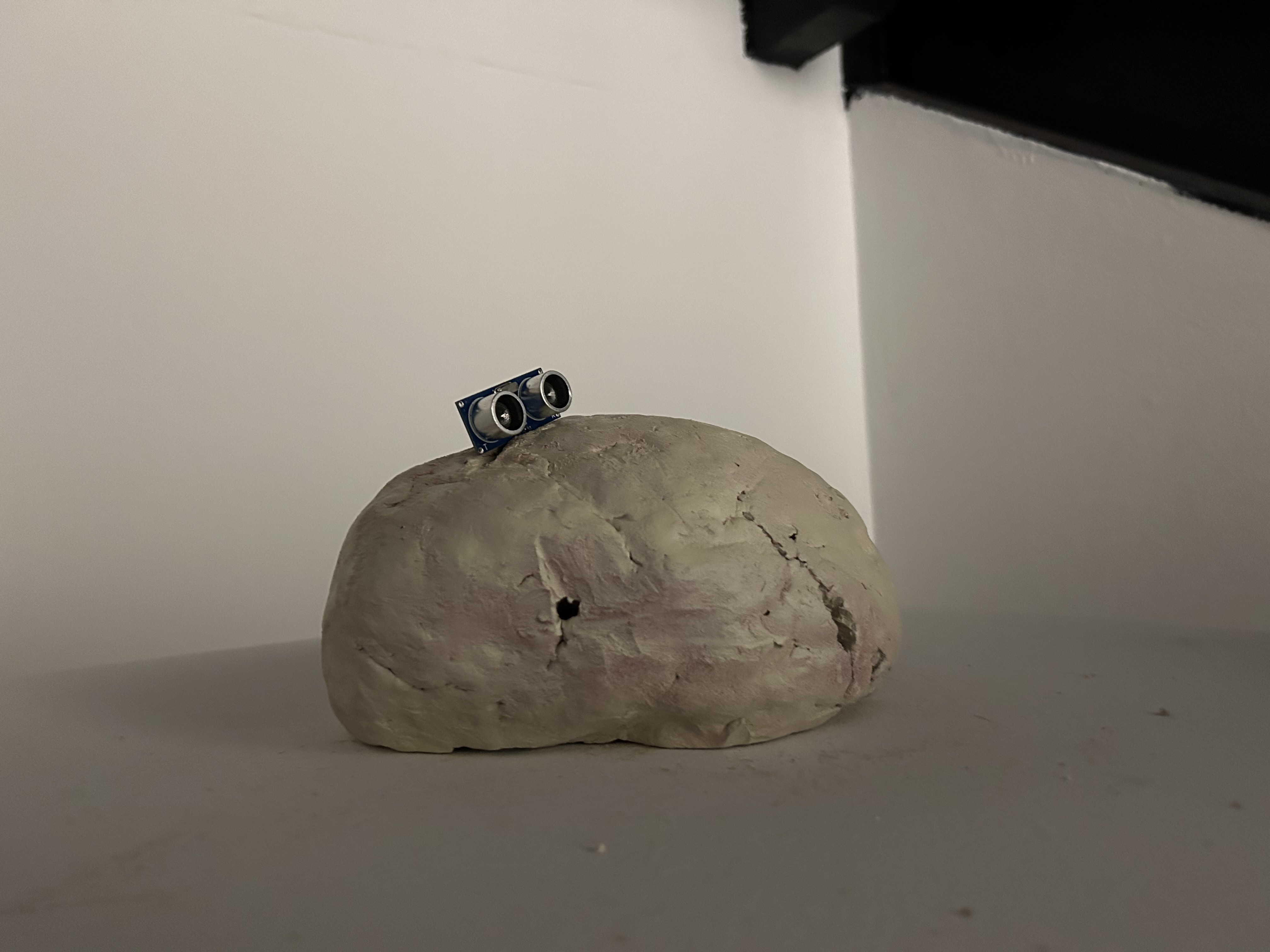 Close-up shot of Alien Egg sculpture